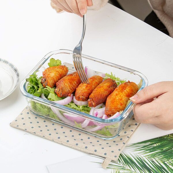 Limited time deal 26% off  Glass Food Storage Containers with Lids - Image 2