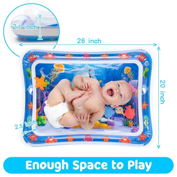 Limited time deal 37% off Inflatable Tummy Time Water Play Mat for Babies - Image 3