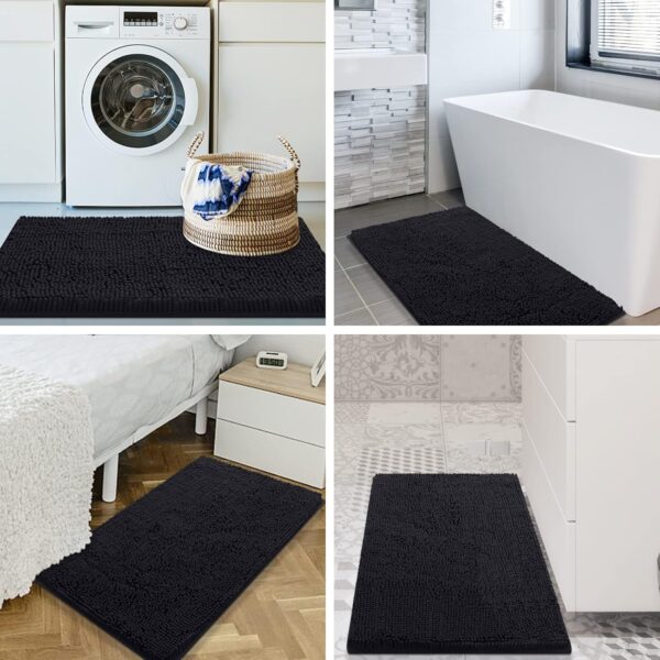 Limited time deal 34% off Smiry Luxury Chenille Bathroom Rugs - Image 2