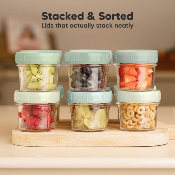Limited time deal 10% off Baby Food Containers with Lids - Image 3