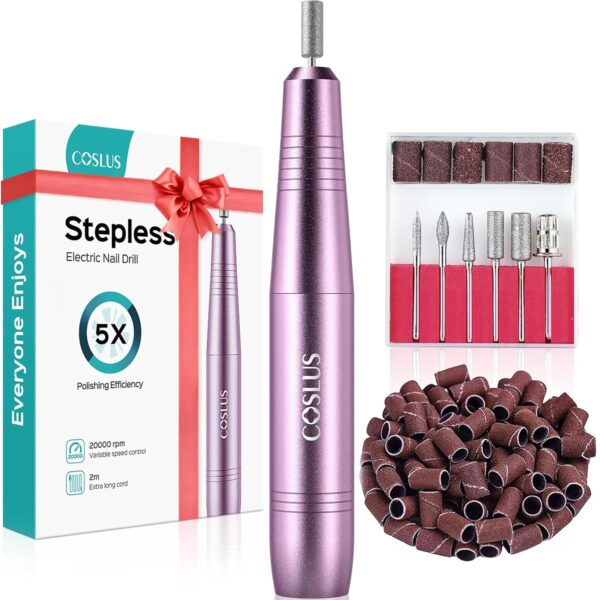 Limited time deal 13% off COSLUS Electric Nail Drill File Professional