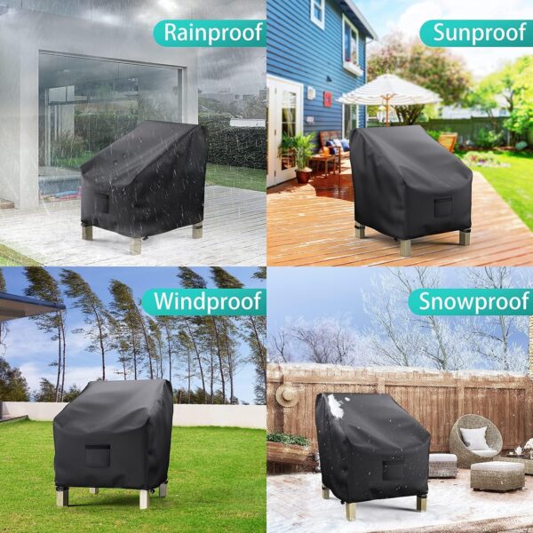 Limited time deal 15% off  Chair Covers for Outdoor Furniture Waterproof - Image 2