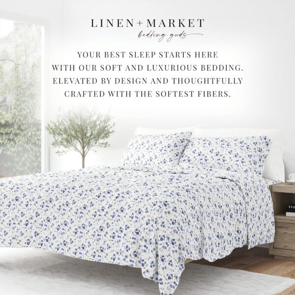 Limited time deal 69% off Double-Brushed Patterned Microfiber Queen Sheet Set - Image 3