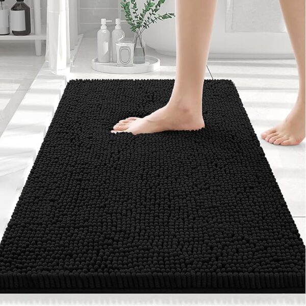 Limited time deal 34% off Smiry Luxury Chenille Bathroom Rugs