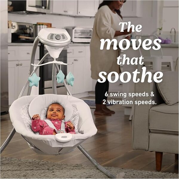 Limited time deal 20% off Graco Simple Sway Swing, Ivy - Image 3