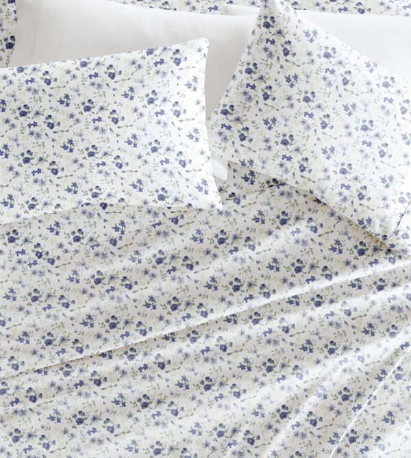 Limited time deal 69% off Double-Brushed Patterned Microfiber Queen Sheet Set