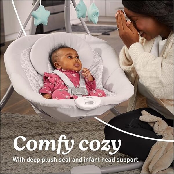 Limited time deal 20% off Graco Simple Sway Swing, Ivy - Image 2