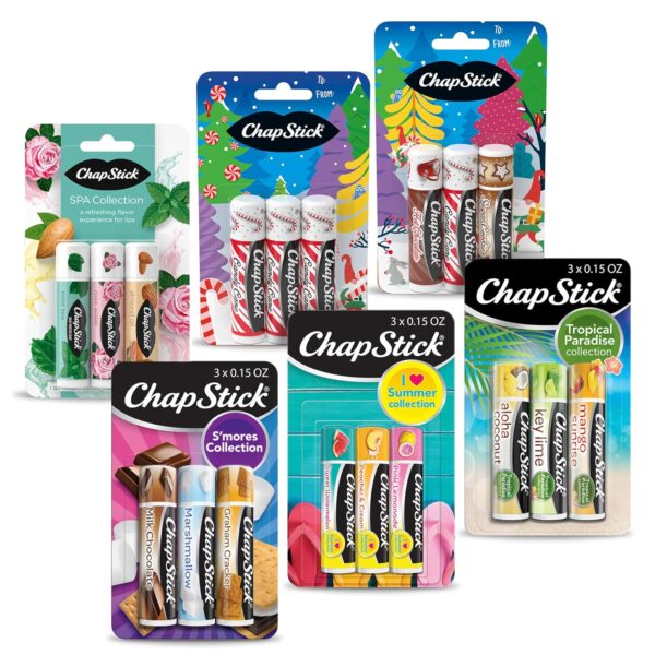 Limited time deal 16% off ChapStick Fan Favorites Multi-Pack Flavored Lip Balm Tubes Fan Favs