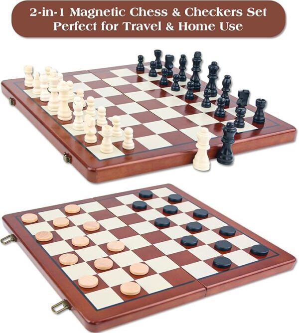 Limited time deal 15% off Checkers Board Game - Image 2