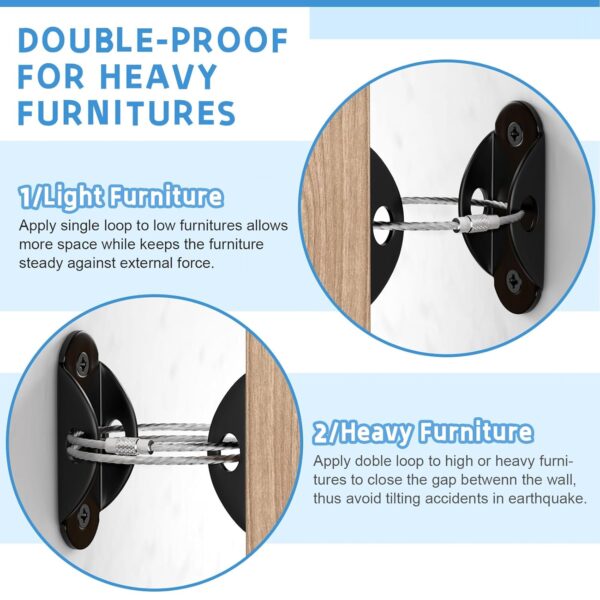Limited time deal 23% off Wall Anchors for Baby Proofing - Image 2