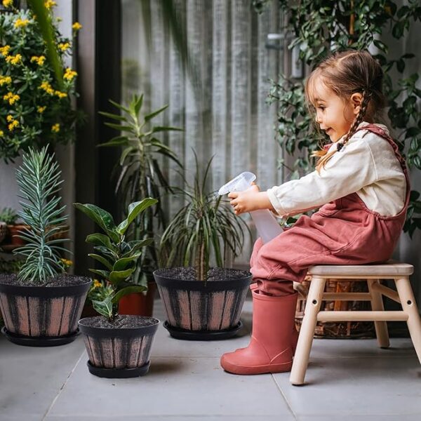 Limited time deal 6% off Brown Barrel Planters - Image 3