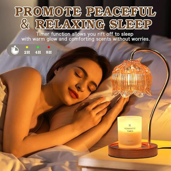 Limited time deal 20% off  Flower Candle Lamp - Image 3